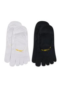 Vibram Fivefingers Zestaw 2 par stopek unisex Ghost S15G12P Biały. Kolor: biały. Materiał: materiał