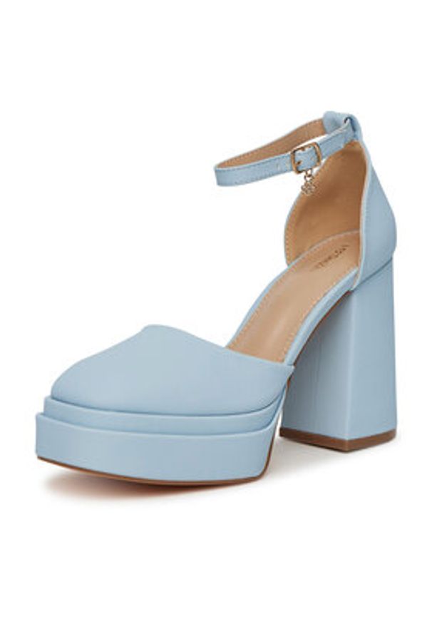 DeeZee Czółenka LW85478-6 Niebieski. Kolor: niebieski. Materiał: skóra