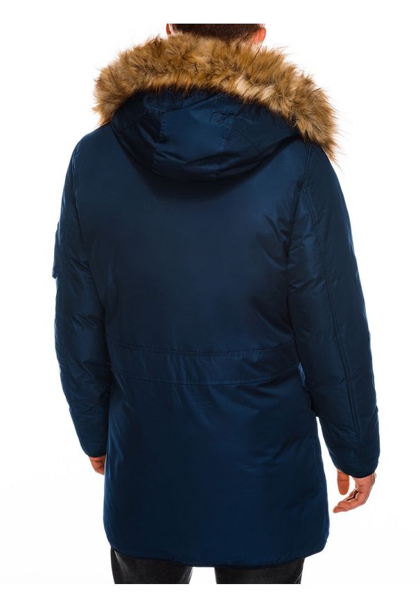Niebieska kurtka Ombre Clothing na zimę