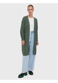 Vero Moda Kardigan Sayla 10268501 Zielony Regular Fit. Kolor: zielony. Materiał: syntetyk #5