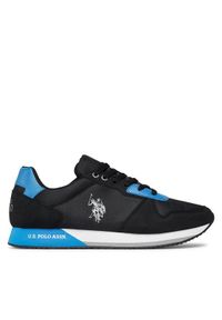 U.S. Polo Assn. Sneakersy NOBIL011 Czarny. Kolor: czarny. Materiał: materiał