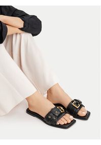 Badura Klapki EO-ANDI-V2230-63 Czarny. Kolor: czarny. Materiał: skóra #7