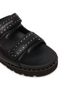 Karl Lagerfeld - KARL LAGERFELD Klapki KL81500S Czarny. Kolor: czarny. Materiał: skóra #6