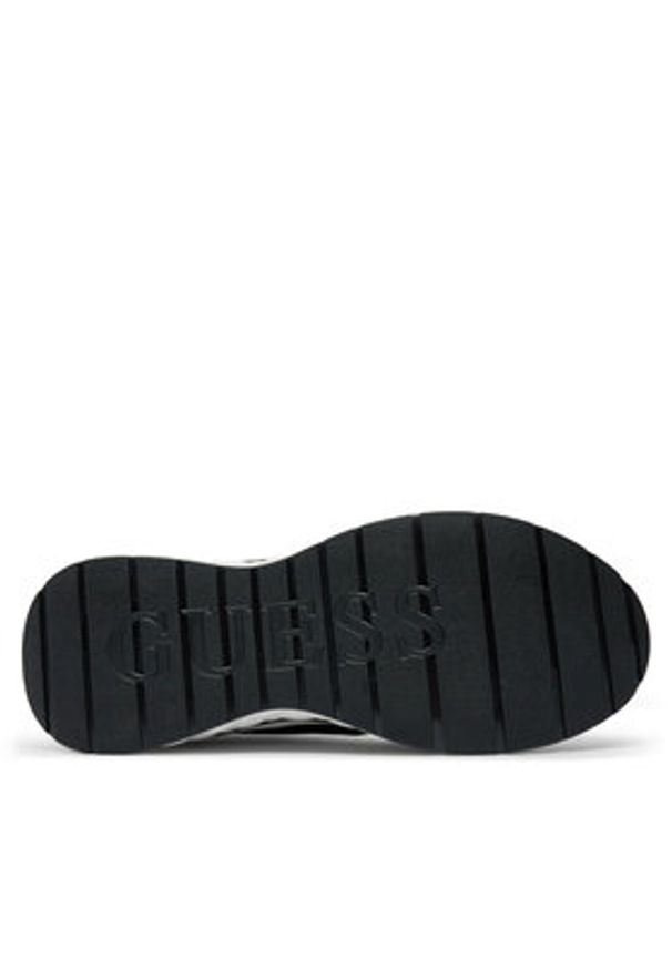 Guess Sneakersy Kyrki FLTKYR LEA12 Czarny. Kolor: czarny. Materiał: skóra