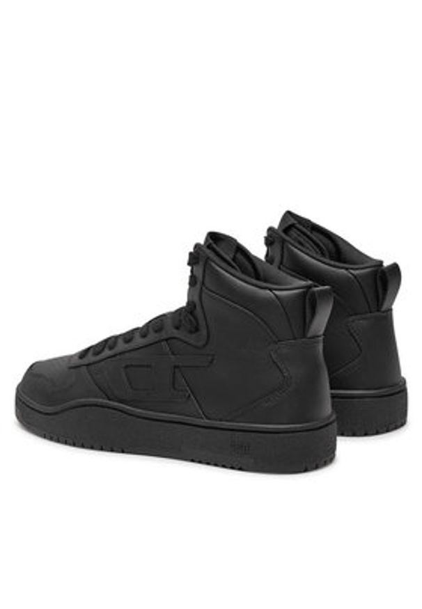 Diesel Sneakersy S-Ukiyo V2 Y03364 P5576 T8013 Czarny. Kolor: czarny. Materiał: skóra