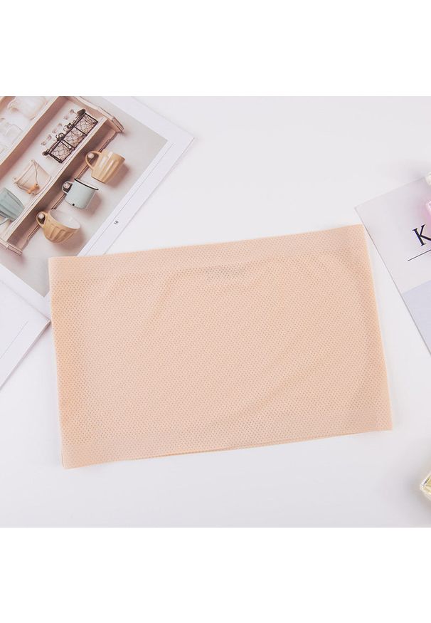 Intica - Biustonosz opaska elastyczny do codziennych stylizacji Himadri. Kolor: beżowy. Materiał: materiał