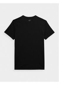 4f - 4F T-Shirt 4FAW23TTSHM0890 Czarny Regular Fit. Kolor: czarny. Materiał: bawełna #5