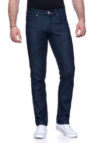 Wrangler - WRANGLER GREENSBORO DARK FLAX W15QAV91D. Wzór: aplikacja