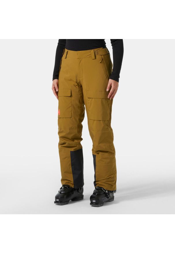 Spodnie narciarskie cargo damskie Helly Hansen Switch 2.0. Kolor: brązowy. Sezon: zima. Sport: narciarstwo