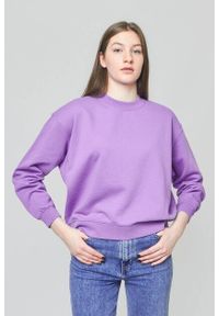 Lee - LEE WESTERN DAMSKA BLUZA BEZ KAPTURA AMETHYST ORCHID L53DTXTI. Typ kołnierza: bez kaptura