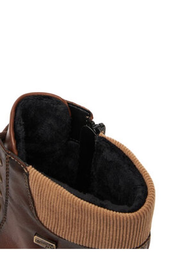 Remonte Trzewiki D1A70-24 Brązowy. Kolor: brązowy. Materiał: skóra