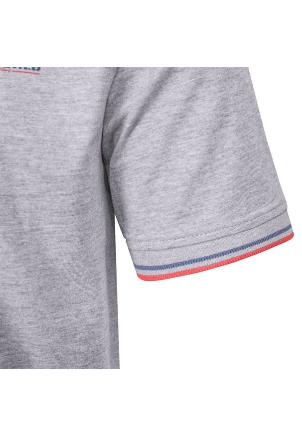 T-Shirt (Koszulka) Męska - Pako Jeans - Popielata, Drobny Nadruk. Okazja: na co dzień. Kolor: szary. Materiał: wiskoza, bawełna. Wzór: nadruk. Styl: casual