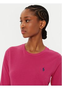 Polo Ralph Lauren Bluzka 211898699033 Różowy Regular Fit. Typ kołnierza: polo. Kolor: różowy. Materiał: bawełna