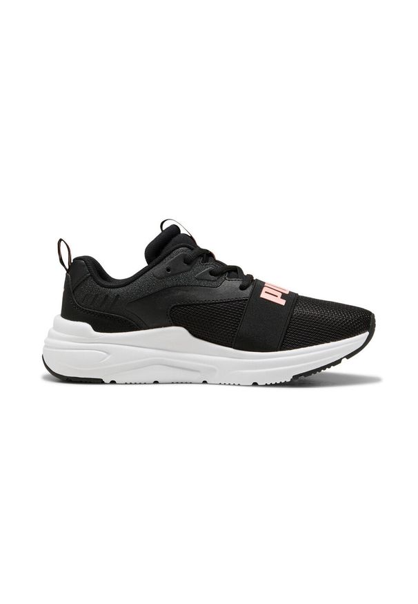 Buty sportowe męskie Puma czarne SOFTRIDE Wired 2 Black-White (40023201). Kolor: czarny. Sport: turystyka piesza