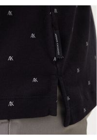 Armani Exchange Polo XM000735 AF10356 FB434 Czarny Regular Fit. Typ kołnierza: polo. Kolor: czarny. Materiał: bawełna #4