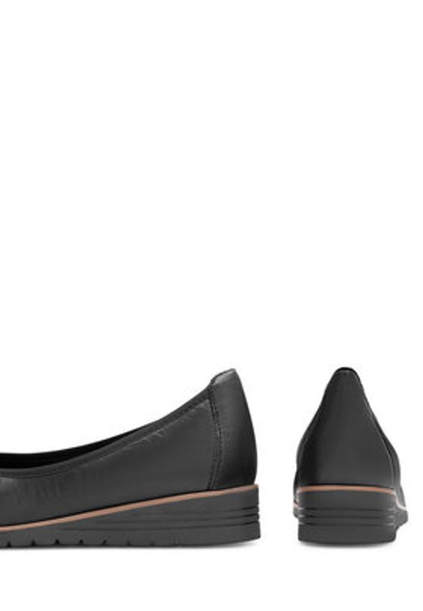 Lasocki Baleriny EST-TOMBA-01 Czarny. Kolor: czarny. Materiał: skóra