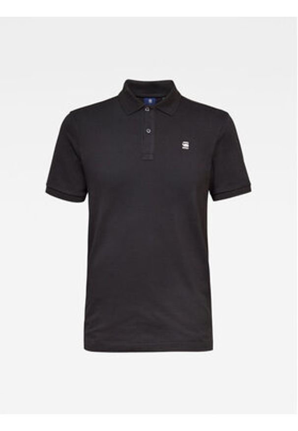 G-Star RAW - G-Star Raw Polo D11595-5864-6484 Granatowy Regular Fit. Typ kołnierza: polo. Kolor: niebieski. Materiał: bawełna