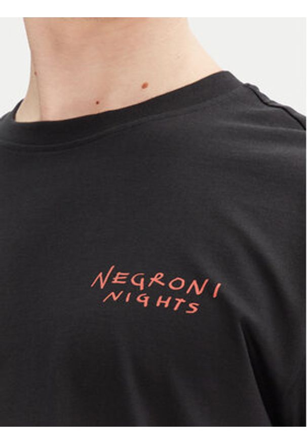 Only & Sons T-Shirt Spritz 22034398 Czarny Relaxed Fit. Kolor: czarny. Materiał: bawełna