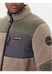 Napapijri Polar Yupik NP0A4GNT Zielony Regular Fit. Kolor: zielony. Materiał: syntetyk