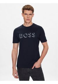BOSS - Boss T-Shirt 50481611 Granatowy Regular Fit. Kolor: niebieski. Materiał: bawełna #1