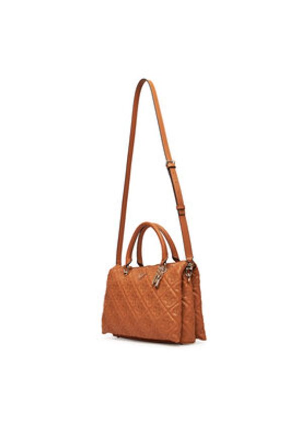 Guess Torebka Adelasia HWQL96 58060 Brązowy. Kolor: brązowy. Materiał: skórzane
