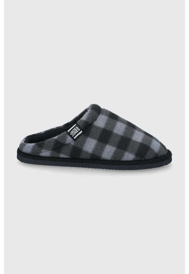 Jack & Jones Kapcie kolor szary. Kolor: szary. Materiał: materiał