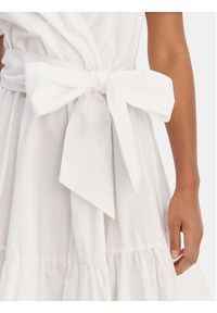 Fracomina Sukienka koktajlowa FY26SD1037W40001 Biały Regular Fit. Kolor: biały. Materiał: bawełna. Styl: wizytowy #2