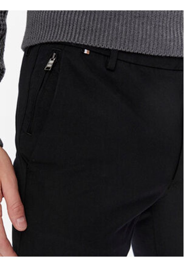 BOSS - Boss Spodnie materiałowe Kaito1_T 50487754 Czarny Slim Fit. Kolor: czarny. Materiał: bawełna, syntetyk