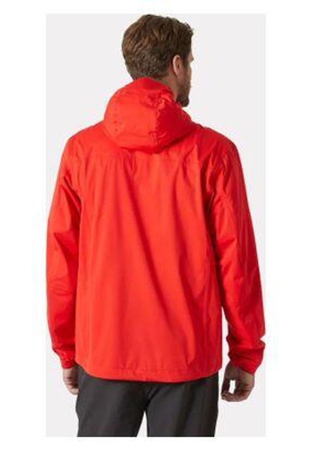 Kurtka przeciwdeszczowa męska Helly Hansen Momentum 3L Stretch Jacket. Kolor: czerwony. Sport: turystyka piesza