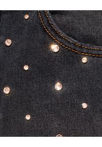 ISABEL MARANT - Jeansy z kryształami Swarovskiego. Stan: podwyższony. Kolor: szary. Styl: elegancki #3