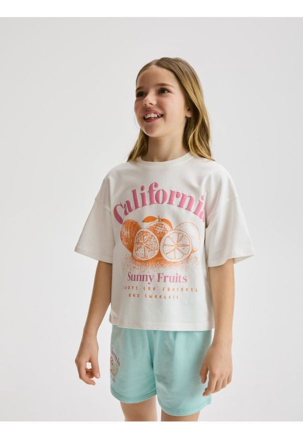 Reserved - Dresowy komplet z bawełny - wielobarwny. Materiał: bawełna, dresówka