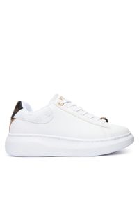 Guess Sneakersy FLTFRE LEA12 Biały. Kolor: biały. Materiał: syntetyk, skóra #1