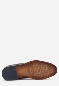 Born2be - Czarne Eleganckie Półbuty Sznurowane z Ozdobną Perforacją Fild. Okazja: na co dzień, na spotkanie biznesowe, na ślub cywilny, do pracy, na wesele. Kolor: czarny. Styl: elegancki #4