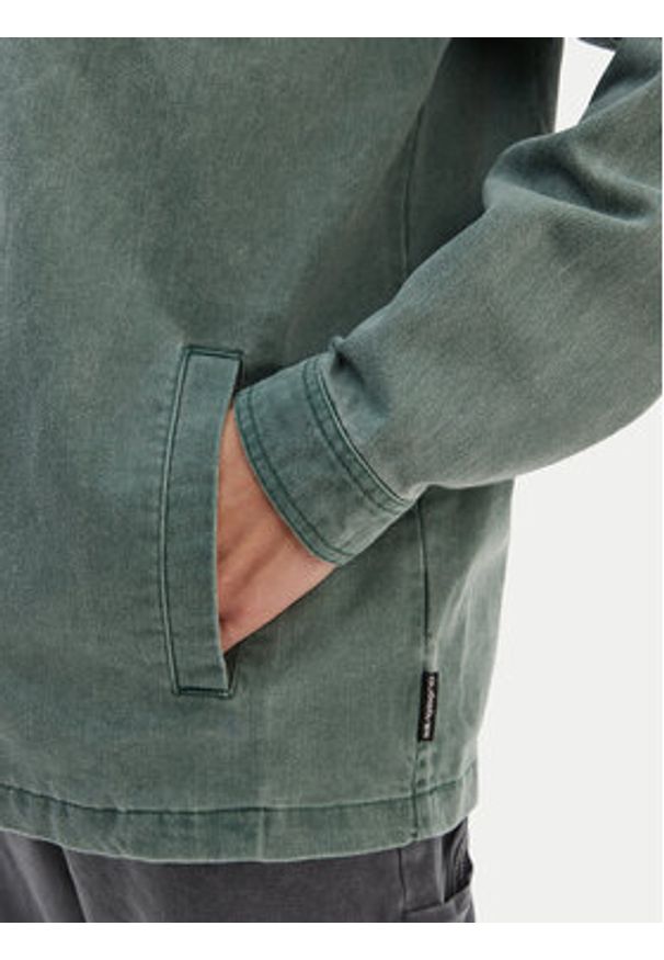 Quiksilver Koszula jeansowa Mohab Washed Twill EQYWT04654 Zielony Oversize. Kolor: zielony. Materiał: bawełna