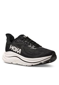 HOKA - Hoka Buty do biegania Clifton 10 Wide Czarny. Kolor: czarny. Materiał: materiał #6