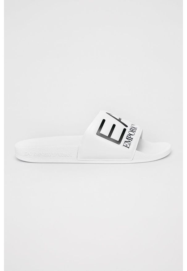 EA7 Emporio Armani - Klapki. Kolor: biały