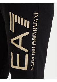 EA7 Emporio Armani Spodnie dresowe 7M002203 AF27189 MC004 Czarny Slim Fit. Kolor: czarny. Materiał: bawełna #4