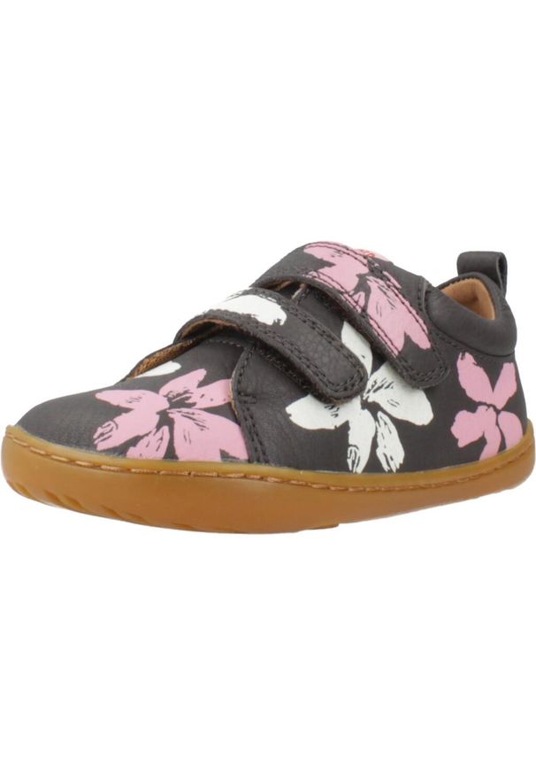 Camper - Buty CAMPER FLOWERS Czarny. Okazja: na co dzień. Kolor: czarny. Materiał: skóra