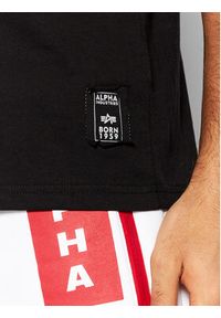 Alpha Industries T-Shirt Camo Print 156513 Czarny Regular Fit. Kolor: czarny. Materiał: bawełna. Wzór: nadruk #3