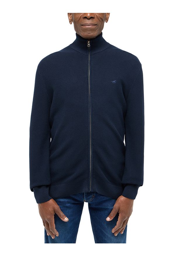 Mustang Style Escondido Dark Sapphire 1016302 4136 MĘSKI SWETER