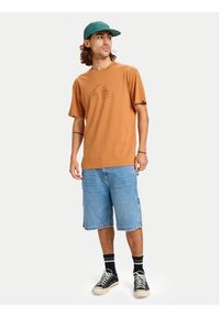 Quiksilver T-Shirt Ev Comp Logo EQYZT08182 Beżowy Regular Fit. Kolor: beżowy. Materiał: bawełna #2