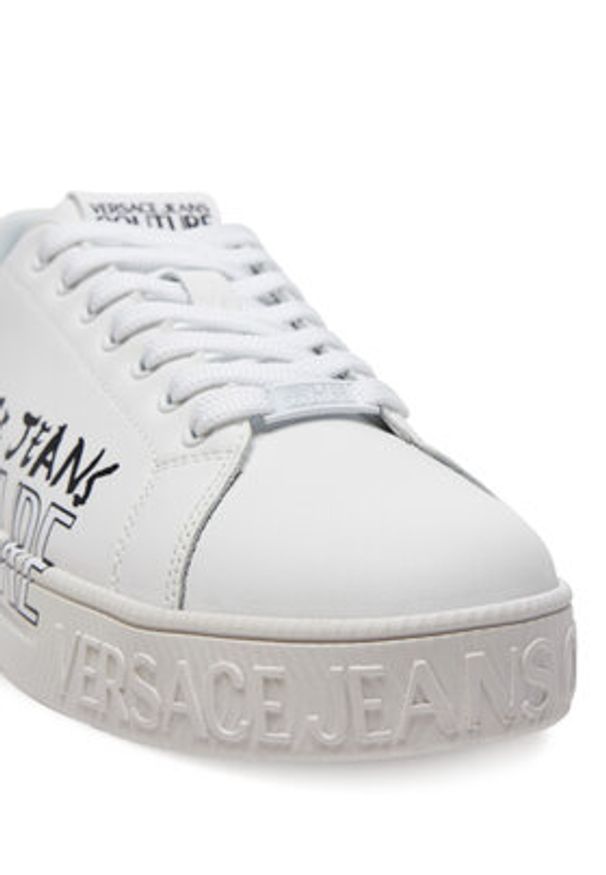 Versace Jeans Couture Sneakersy 78YA3SKC Biały. Kolor: biały. Materiał: skóra
