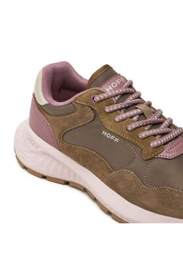 HOFF Sneakersy Budapest 22435001 Beżowy. Kolor: beżowy. Materiał: zamsz, skóra