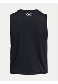 Under Armour Top Rush Energy Crop Tank 1383654-001 Czarny Loose Fit. Kolor: czarny. Materiał: syntetyk #4