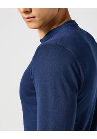 Wrangler - WRANGLER MĘSKA BLUZA KNIT SWEATER NAVY 112357427 W8F2017358