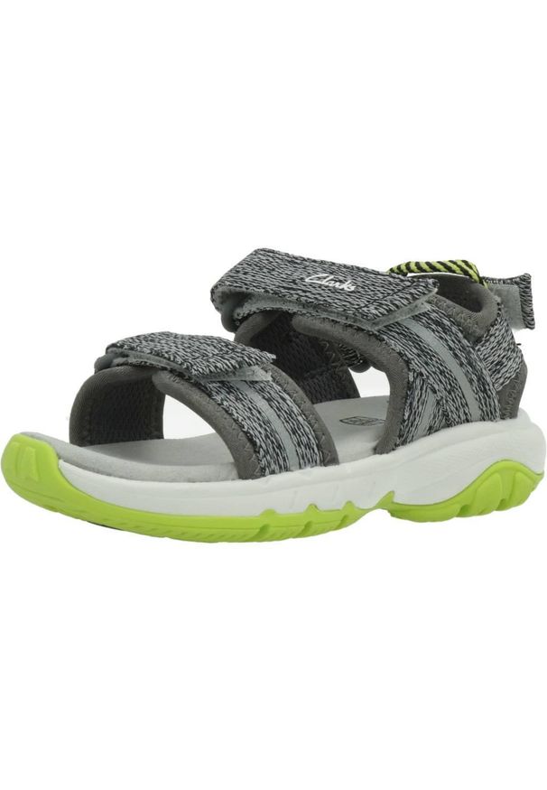 Clarks - Sandały CLARKS 136856 Szary. Kolor: szary. Materiał: tkanina. Sport: turystyka piesza