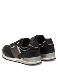 Pepe Jeans Sneakersy London Shine W PLS40046 Czarny. Kolor: czarny. Materiał: skóra #2