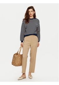TOMMY HILFIGER - Tommy Hilfiger Chinosy WW0WW44090 Beżowy Regular Fit. Kolor: beżowy. Materiał: syntetyk #4