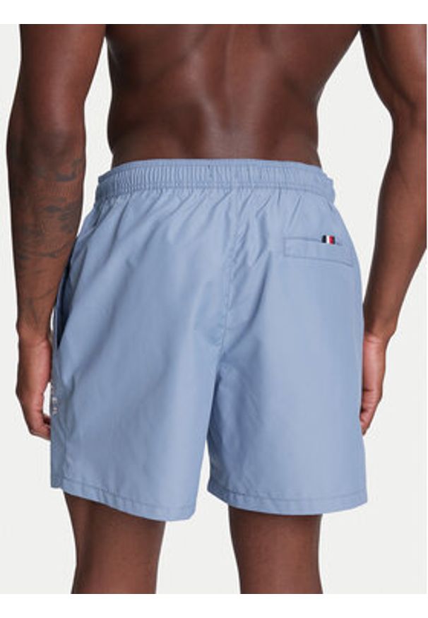 TOMMY HILFIGER - Tommy Hilfiger Szorty kąpielowe UM0UM03258 Niebieski Regular Fit. Kolor: niebieski. Materiał: syntetyk
