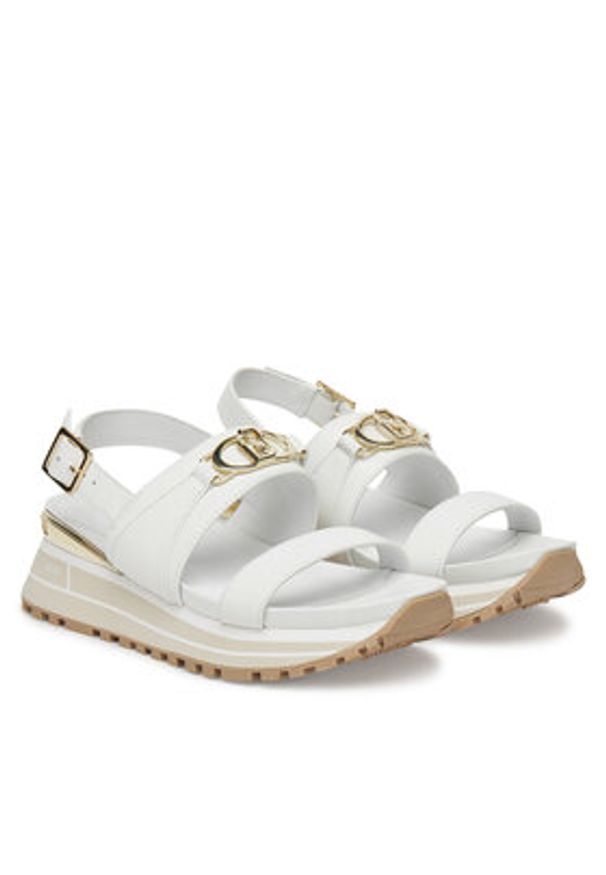 Liu Jo Sandały Maxi Wonder BA5081 P0102 Biały. Kolor: biały. Materiał: skóra
